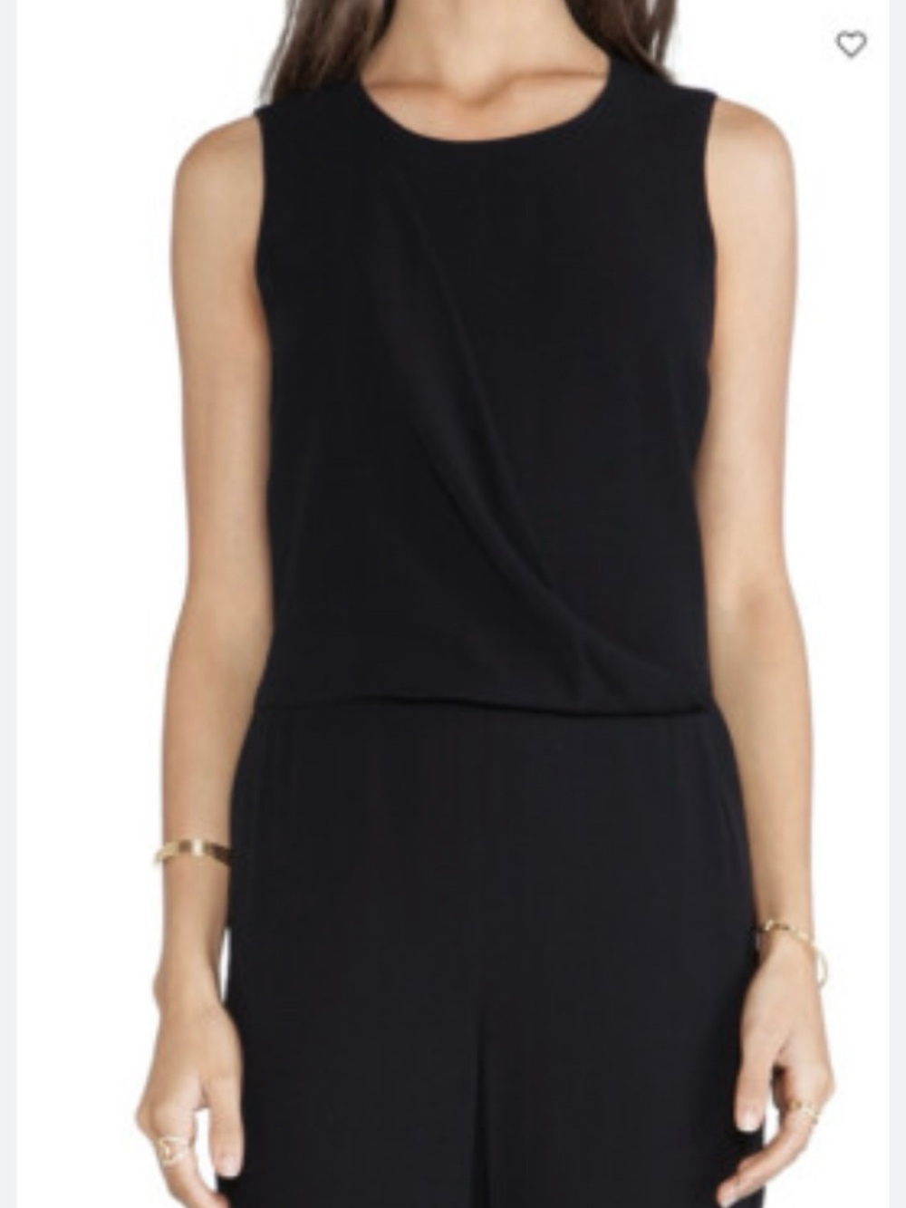 Women's Black Jumpsuit Pants - Sleek Wide Leg